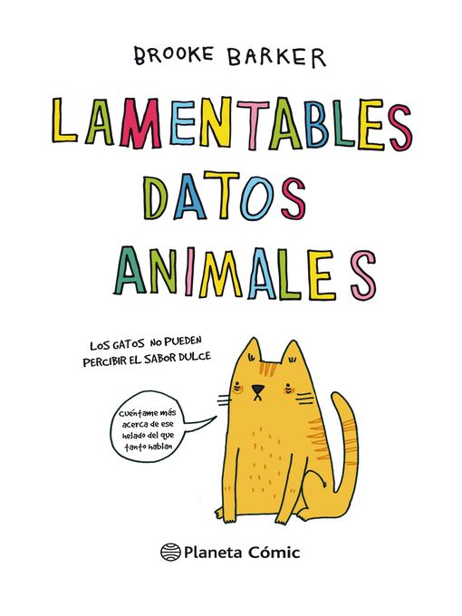 Title details for Lamentables datos animales by Brooke Barker - Available